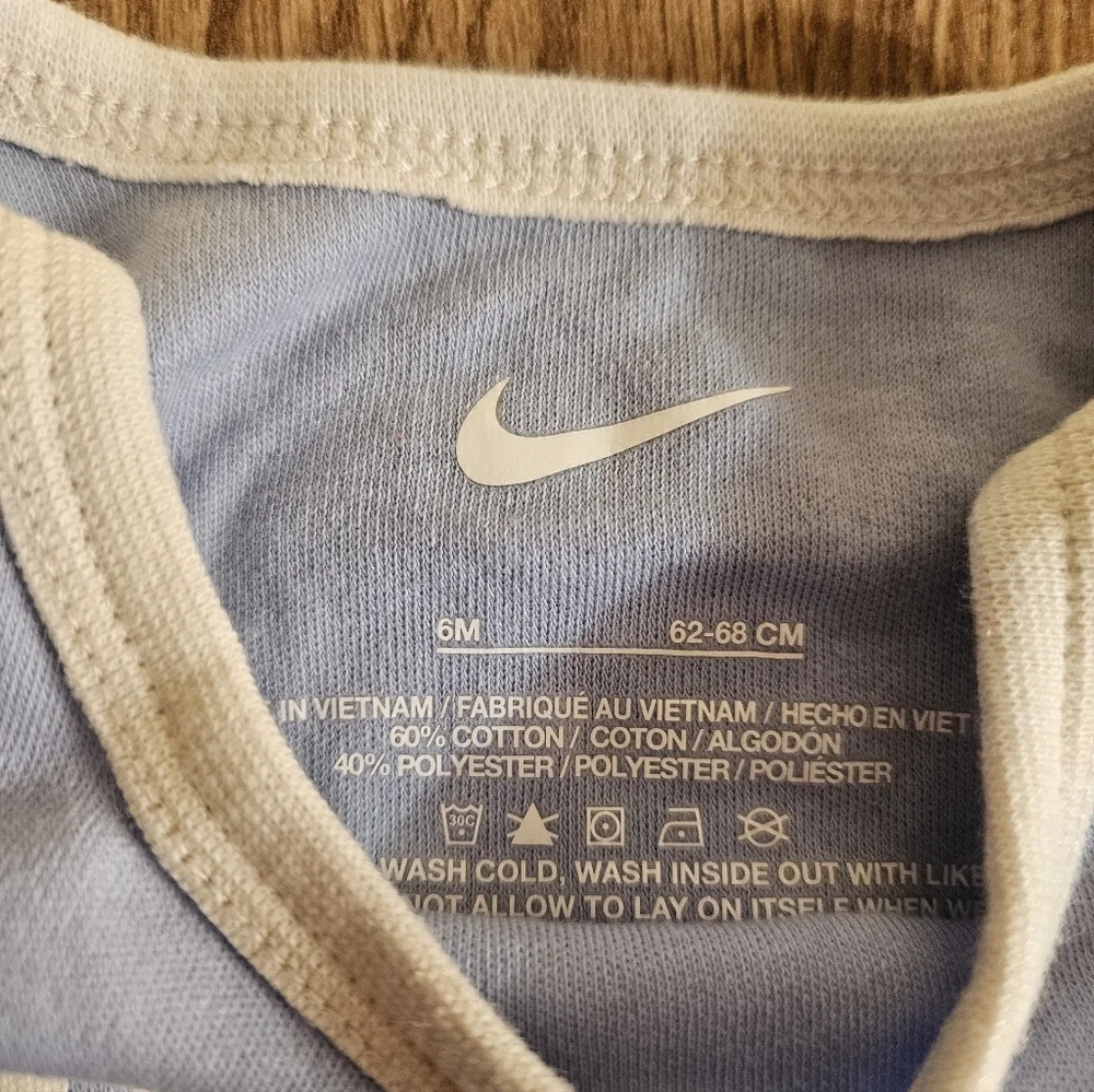 Nike Kids Light Blue Long Sleeve Tee